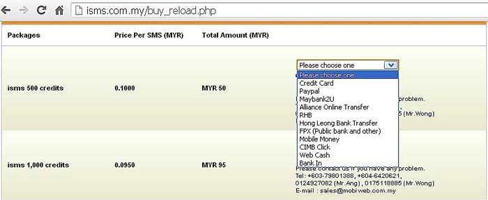 Payment Methods