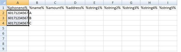 Phone numbers now showing the 60 prefix.