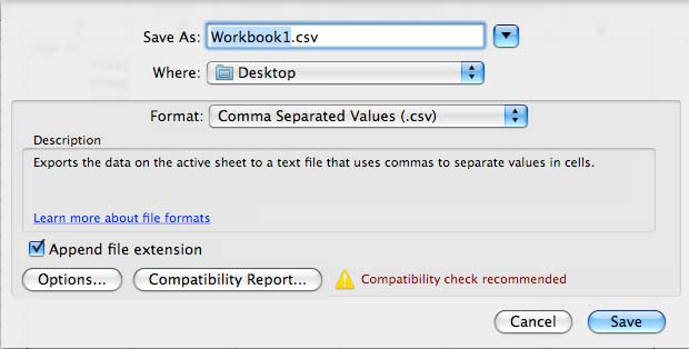 Save dialog with the Save button highlighted.